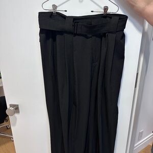 Ganni Black Belted Pants